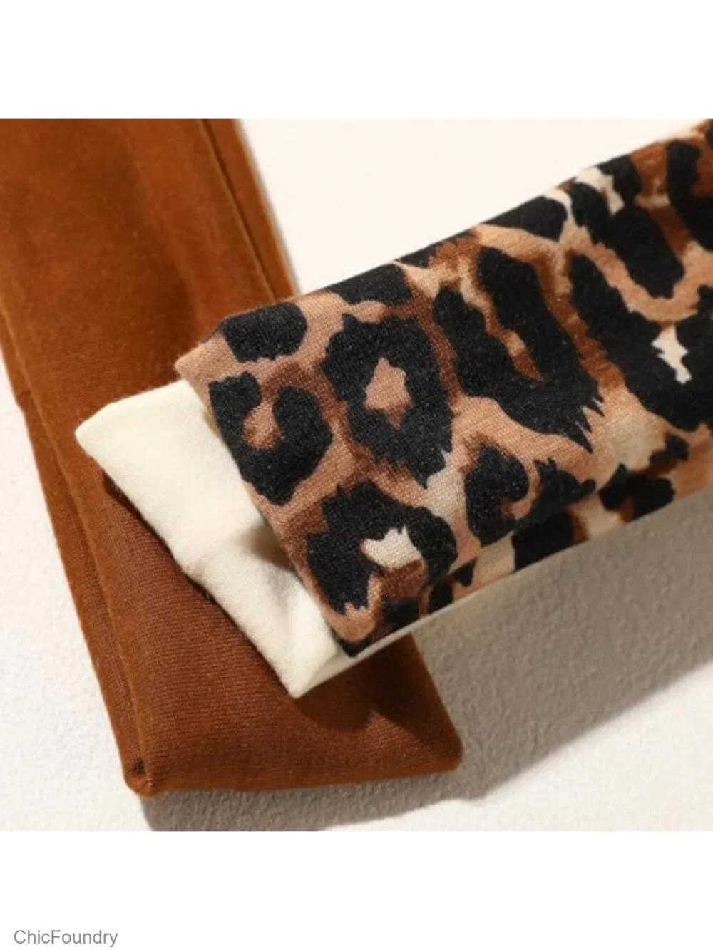 5-Piece Animal Print Headband Set for Women, Fashion Hair Bands